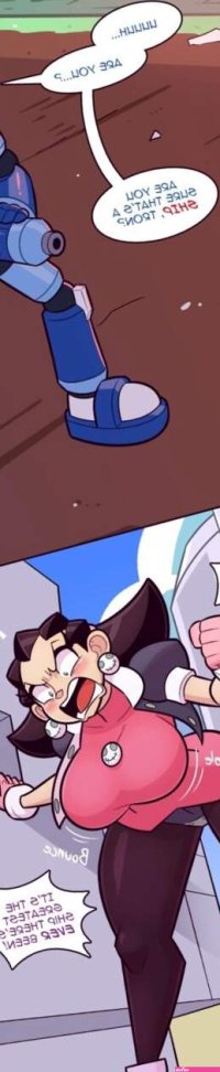 Free Comix MegaMan and Tron Bonne Cobatsart