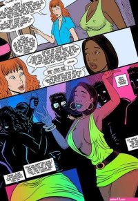 Porn comic The Book Club. Part 1. Sex comic girls from the