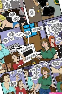 Porn comic The Book Club. Part 3. Sex comic who read a