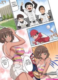 Porn comic Netorare Genki Mama. Sex comic hot woman came