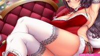 Wallpaper : anime escote caliente Tetona Culona sexy Ropa Interior navidad 1920x1080