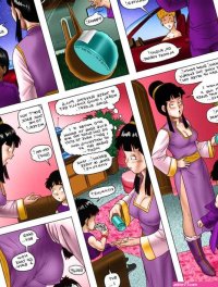 Porn comic DBX. Chapter 2. Incomplete Colored. Dragon Ball Z. MILFToon. Sex comic grandson continued to