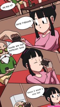 Chi Chi x Master Roshi comic porn