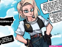Post 6401468: Android18 comic DragonBallseries Harlockmaiden Krillin