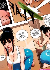 Porn comic Dinner Time. Dragon Ball Z. Mozartav. Sex comic brunette Chichi was