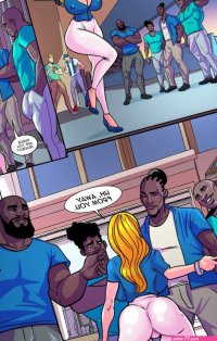 Porn comic Passed Around. Chapter 1.. Sex comic sexy blonde attracted