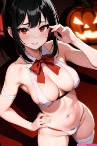 Kaguya Shinomiya Happy Halloween Kaguya-Sama Love is War free hentai porno xxx comics rule34 nude art at HentaiLib.net