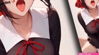 Kaguya Shinomiya fell in love with sex and gets multiple orgasms
