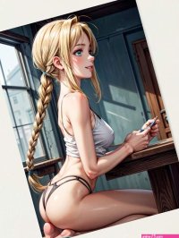 Anime PinUp Girl: Suki Tanaka 007 playing strip poker Photographic Print for Sale by MtnTopAnime