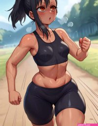 Porn comic Miss Nagatoro Didnt Learn Her Lesson. Azure Sex comic hot brunette went
