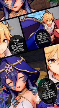 Porn comic Laylas Late Night Training Session. Genshin Impact Sex comic busty brunette was