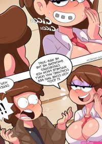 Porn comic Gravity Falls. Trick Or Treat. Landidzu. Sex comic busty brunettes were