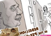 Rebellion in the pay-hospital. Comic. by Disarten