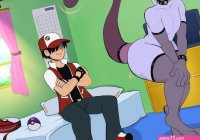 Shadman Finally caught Mewtwo Pokemon comic porn