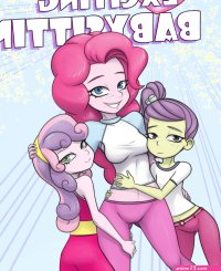 Pinkies Exciting Babysitting Porn comic Rule 34 comic Cartoon porn comic