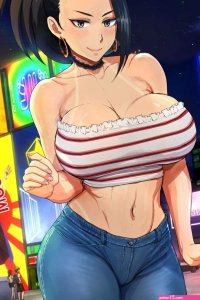 . Momo Yaoyorozu. Krabby