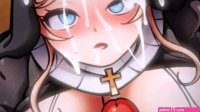 Nun x Futa Hentai animation