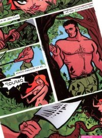 Porno comic Herrin des Waldes sex-comic vollbusige rothaarige Schnheit