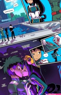 Porn comic Deku and Froppy SMASH. Part 2. My Hero Academia. Sex comic the exam at