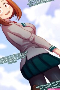 Porn comic Uraraka San. My Hero Academia Sex comic babe Urarca was