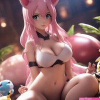 Naked Pokemon girls with big boobs and ass spread by Theonlytomato56 on DeviantArt