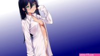 girl hot sexy anime pretty naked cute shirt 3840x2160