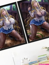 -Sexy Nude Girl Cartoon Anime Art-Poster
