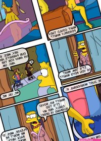 The Simpsons naked porn comics