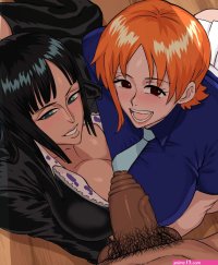Nami Robin comic porn