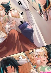 Yaoi porn manhwa Genshin Impact: Call My Name. Aether Xiao