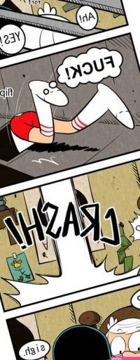 Pantless Manga Comic