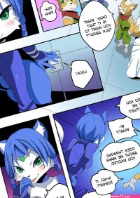 Krystal and Fox Porn comic Rule 34 comic Cartoon porn comic