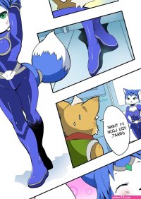 Krystal and Fox Porn comic Rule 34 comic Cartoon porn comic