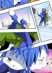 Krystal and Fox Porn comic Cartoon porn comics Rule 34 comic