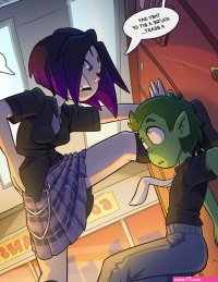 Porn comic Raven Beast Boy. TheOtherHalf Sex comic hot sexy brunette
