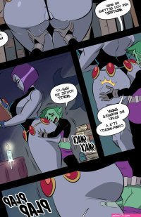 Raven and Beast Boy: A Good Book Porn comic Rule 34 comic Cartoon porn comic