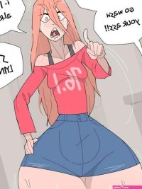 Porn comic Power x Denji. YelfTea Sex comic busty brunette was