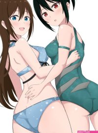osaka shizuku and mifune shioriko love live! and 2 more drawn by wewe