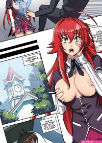 Porn comic Rias Up. Highschool DxD. TSFSingularity SugoiHero. Sex comic hot brunette was