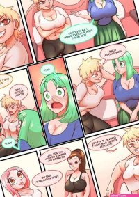 Porn comic Four Futanari Friends Fucking in the Flat. Cuuki Sex comic girlfriends with big