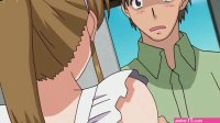 Modest anime girl in stockings enjoys fucking