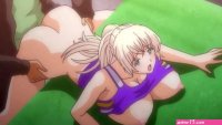 Athletic Girls with huge boobs having Dirty Sex in hot Hentai Scene