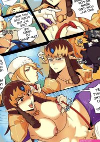 Porn comic Into the Zeldaverse. Orphen Pink Seito SMASH BROS Sex comic busty beauties got
