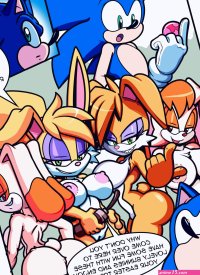 Sonic Girls Easter porn comic