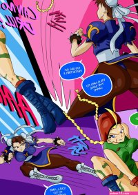 Street Fighter XXX 1 Futanari Comic by Witchkingoo Page 4