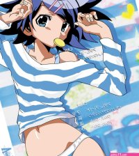 Why are panties in anime almost always the same blue and white striped ones? : ranime