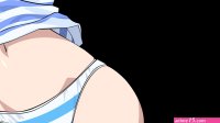 needless panties setsuna needless striped panties transparent underwear vector
