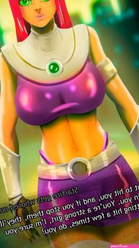 Starfire Gets Whored Out Porn Comic