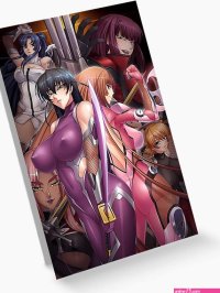 Taimanin Asagi Hentai Lewd Waifus Greeting Card for Sale by Anime Hedoro