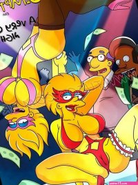 Porn comic The Simpsons. Chapter 41. A Very Crazy Night Sex comic football the men